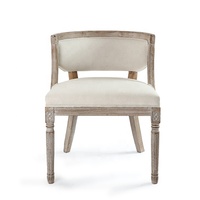 5KS26580 Anji kaeihomeland caoutchouc bois KSF25001 coton lin tissu cuisine salle à manger chaise en bois Styles