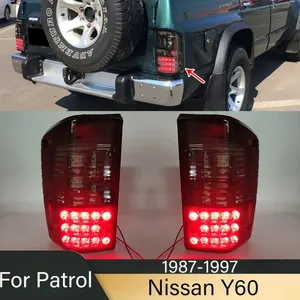 StarNav For Patrol Y60 1987-1997 Car Rear Tail <b>Light</b> Lamp Turn Signal Taillight Assembly Guard Protector Device with <b>LED</b> - Product Image 4