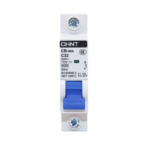 CB Full Series AC/<span class=keywords><strong>DC</strong></span> תקשורת ייעודית מפסק מעגל 1P מתג 35mm התקנת מסילה מעטפת מעכבת בעירה - Product Image 1