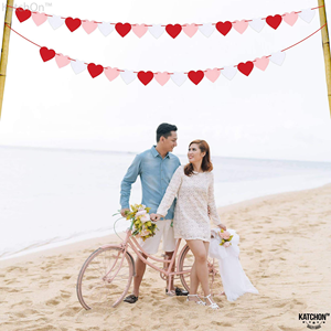 Décorations en feutre personnalisées de style européen moderne vintage à prix réduit, très demandées pour la Saint-Valentin et les mariages - Product Image 4