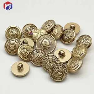 OEM Kundendesigns goldene Kunststoff-Button-Anker Adler-Stil für Anzug Mantel Windschutzlamine Metall ABS UV-Buttonfabrik