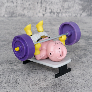 Figura <span class=keywords><strong>de</strong></span> Acción <span class=keywords><strong>de</strong></span> <span class=keywords><strong>Club</strong></span> <span class=keywords><strong>de</strong></span> Salud - Barra Horizontal, Levantamiento <span class=keywords><strong>de</strong></span> Pesas, Yoga, Boxeo, Ciclismo - PVC Majin Buu Figura <span class=keywords><strong>de</strong></span> Majin, Requiere Ensamblaje - Product Image 4