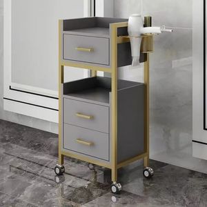 Hair salon <b>tool</b> cabinet hair salon dedicated <b>tool</b> stand hair salon storage rack drawer-style mirror cabinet haircut cabinet - Product Image 6
