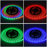 Bande LED intelligente adressable RGB WS2812b 5V SMD5050 en forme de S, zigzag, flexible, avec puce IC pour enseignes et lettres publicitaires