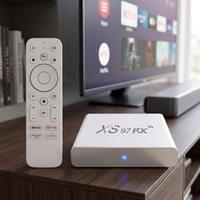 جهاز استقبال تلفزيوني ذكي XS97 RK14 بنظام أندرويد 14، رباعي النواة، يدعم 4K UHD، متوفر بالجملة للعائلة والأعمال