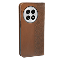 Étui en cuir PU innovant pour OnePlus Ace 5 Pro Nord 4 13 R porte-carte à rabat magnétique Design de portefeuille de téléphone portable de luxe