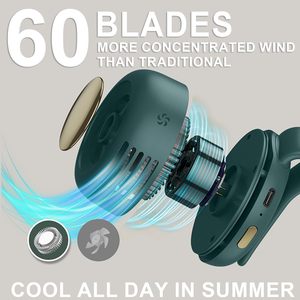 Bladeless Fan - Clip Whirlwind Design Portable Electric Handheld Powerful USB <b>Mini</b> Silent Cooling Fan - Product Image 3