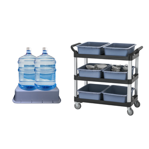 Kommerzieller 3-stöckiger Kunststoff-Servierwagen für Restaurantküchen, Catering, Hotel, Lebensmitteltransport, Servierwagen 30-50kg - Product Image 5