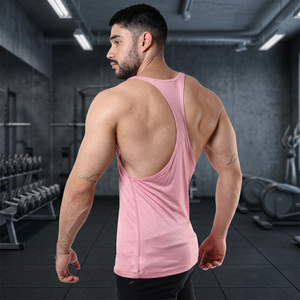 Débardeur de sport oversize en coton pour homme, respirant, séchage rapide, coupe musculation, personnalisable, sans manches - Product Image 3