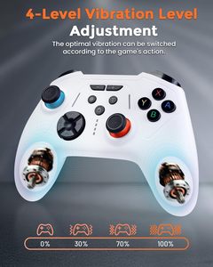 S201 Wireless Gamepad <b>for</b> 2/<b>PC</b>/Android/iOS-400mAh Battery <8M Range Six-Axis Motion Sensing Game Controller - Product Image 3