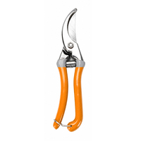 Sécateur classique à lame croisée, poignée ergonomique striée, 8 pouces, pour jardin, fleurs, plantes, bonsaïs, arbustes, outil professionnel