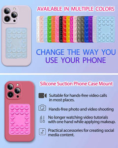 เคสโทรศัพท์แบบยึดติดด้วยถ้วยดูดซิลิโคนปรับแต่งโลโก้ได้ ยึดติดได้สองด้าน กันน้ำ พกพาสะดวก แรงดูดสูงขึ้น - Product Image 5