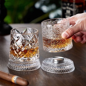 ปาร์ตี้ เบอร์เบิร์น วอดก้า เตกีลา <span class=keywords><strong>เหล้า</strong></span> บรั่นดี คาราเฟ่ ขวด บาร์ แก้วคริสตัล 360 °   ชุดขวด<span class=keywords><strong>เหล้า</strong></span>วิสกี้แบบหมุนได้พร้อมจุกปิด - Product Image 6