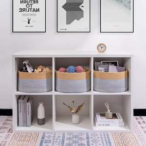 <span class=keywords><strong>Panier</strong></span> en paille pliable avec poignées, grand <span class=keywords><strong>panier</strong></span> en corde beige, <span class=keywords><strong>panier</strong></span> en rotin, jouets pour chiens, filet de rangement en <span class=keywords><strong>bois</strong></span> pour l'extérieur, camping - Product Image 5