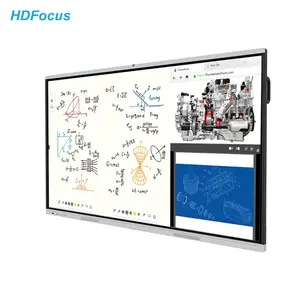 75" Smart Interactive Touch Screen Six In One Interactive Flat Pane L For Classroom