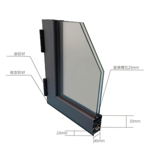 หน้าต่างบานเลื่อนอลูมิเนียมอัลลอย40ชุดดีไซน์เรียบง่ายสำหรับโรงงานห้องนอนคู่มือการติดตั้งดีไซน์แบบครอบคลุม - Product Image 2