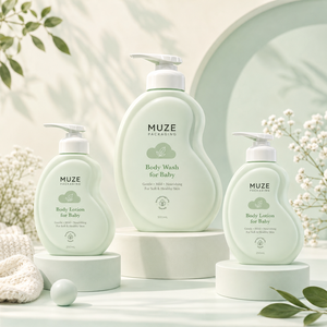 <span class=keywords><strong>Muze</strong></span> Custom 250ml 500ml fles met pompdispenser in wolkvorm van plastic voor babyverzorging, geschikt voor bodylotion en douchegel verpakkingen - Product Image 5