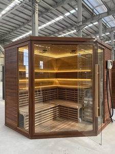 <span class=keywords><strong>Sauna</strong></span> Eléctrica Infrarroja de Diseño Moderno con Madera de Hemlock Sólida para Recuperación de Salud <span class=keywords><strong>en</strong></span> Interiores y Terapia de Iones de Oxígeno para el Cuidado Corporal - Product Image 2