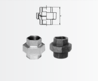 Raccord conique en fonte malléable avec siège en laiton pour fer, classe 300, haute pression, OEM, toutes tailles disponibles, étanche, installation facile