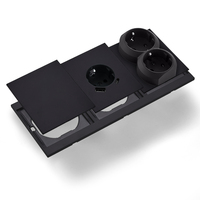 Interruptores y Enchufes de Pared WESA Ultrafinos con Botón Pulsador EU de 1/2/3 Vías con Enchufe USB Tipo C, Combinación Libre, Diseño Moderno de Lujo