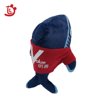 Usine de jouets chinoise, vente en gros, animaux en peluche doux personnalisés, jouets en peluche pour bébé, requin baleine kawaii