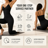 Débardeur de yoga long personnalisé pour femme, col en V, bretelles spaghetti réglables, coupe classique, respirant, sans coutures, pour la gym et l'entraînement
