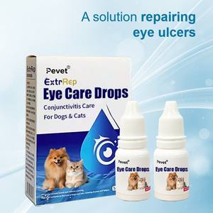 <span class=keywords><strong>Gotas</strong></span> Oftálmicas para Mascotas en Envase Doble Independiente que Evitan la Infección Cruzada, Solución para la Reparación de la Córnea para Perros y Gatos - Product Image 5