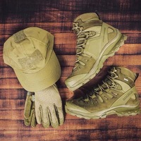 Bottes noires de haute qualité, bottes tactiques authentiques pour hommes