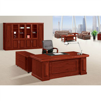 Design de table de bureau, table présidentielle, table de directeur général, mobilier de bureau de direction (FOHK-2855)