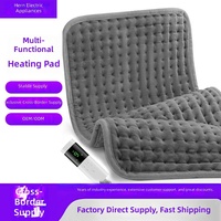 Coussin chauffant électrique portable pour le corps, pour la physiothérapie hivernale, coussin chauffant pour la taille et le ventre, lavable