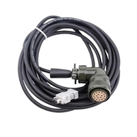 Câble d'encodeur servo JZSP-CMP02-02-E/03-E/05-E/10-E/15-E/20-E, longueur 2m, 3m, 5m, 10m, 15m, 20m avec connecteur en forme de L à 17 broches