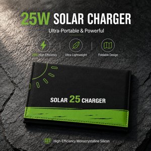 High Quality <b>Solar</b> <b>Panel</b> Charger <b>Foldable</b> 25W with USB 5V Voltage Output Lightweight Portable Design for Camping Emergency Use - Product Image 6