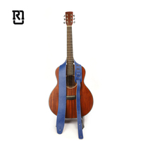 Vente en gros de sangle de guitare en cuir de litchi personnalisée pour les instruments de musique