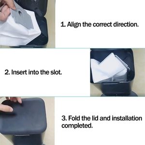 12 paquets de sacs sous vide de qualité en gros pour sacs d'élimination automatique de la saleté de la Base propre des séries <span class=keywords><strong>Irobot</strong></span> <span class=keywords><strong>I</strong></span> et S - Product Image 5