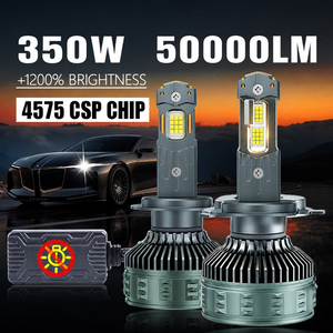 อุปกรณ์ตกแต่งรถยนต์ หลอดไฟ LED 350W 50000 ลูเมน Canbus สำหรับรถยนต์ รุ่น 9005 9006 9012 ไฟหน้า H1 H3 H4 H7 H11 - Product Image 1