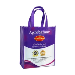 Cheap Price 80gsm Non Woven PP Laminated Full Color Printed Shopping Bag