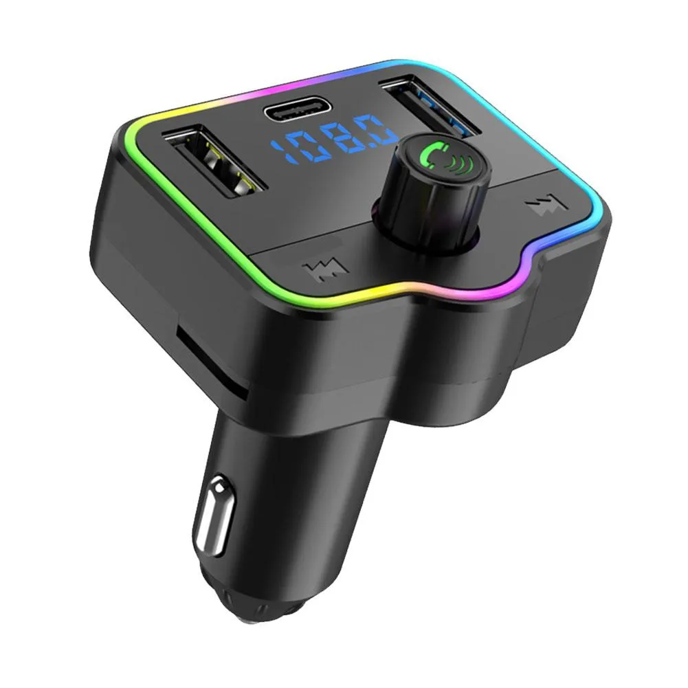 Car Accessories 2024 Bluetooth-Enabled Station Station wireless Connected Audio Bluetooth Fm Radio Transmitter Car Mp3 Player