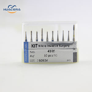 Huacera 4105 porcellanato dentale impiallacciatura diamantata Kit carburo punta Router punte per cliniche odontoiatriche - Product Image 2
