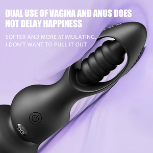 Delove Fernbedienung LED-Anzeige Vibrierender Analplug G-Punkt Vibrator Prostata-Massagegerät Analsex-Spielzeug für Männer und Frauen - Product Image 4