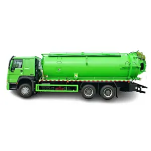 HOWO truk Tanker vakum 8*4 25CBM truk tangki kotoran manajemen limbah