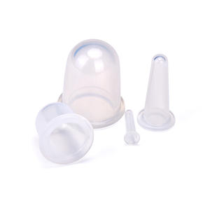 Silicone Anti-<span class=keywords><strong>Cellulite</strong></span> Thérapie Tasses Visage et Corps Aspiration Sous Vide Massage Ventouses Ensemble Masseur Tasses Faciales - Product Image 4
