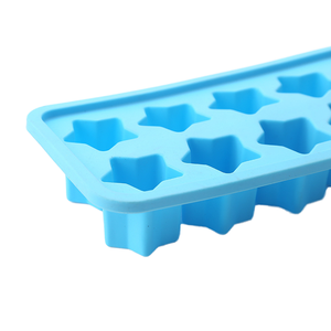 Molde de Silicona Azul en Forma de Estrella para Cubitos de Hielo, 10 Cavidades, para Hacer Helados y Dulces - Product Image 1
