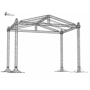 2023 topfinger chất lượng tốt nhất 300x300mm/400x400mm Nhôm chiếu sáng buổi hòa nhạc đứng giàn cho sự kiện chiếu sáng Giàn - Product Image 2