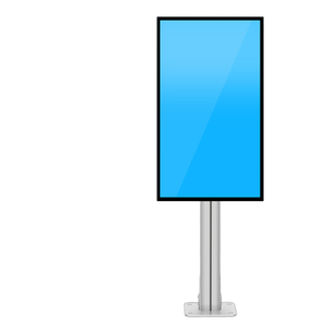 Giá đỡ/tay đỡ TV <span class=keywords><strong>LCD</strong></span> màn hình đơn có đế gắn sàn, xe đẩy TV di động ngoài trời 30-60 inch - Product Image 2