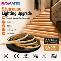 Usine en gros 24V 8mm sans points Cob bande LED bande lumineuse 4000K RoHS ETL certifié garantie de 3 ans Flexible IP20 évalué