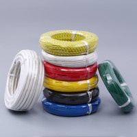 Fil de câble électrique 2/3x0.75mm2 Cordon d'alimentation électrique recouvert de tissu Textile coloré Tressé Câbles torsadés/ronds