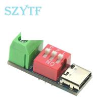 BSSY)1/5/10 pièces type-c PD QC déclencheur 5V ~ 20V réglage du Code de cadran tension Module d'alimentation charge rapide leurre