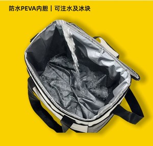 กระเป๋าใส่น้ำแข็งพับได้แบบพกพา30L ความจุขนาดใหญ่กระเป๋าใส่น้ำแข็งแบบอ๊อกฟอร์ดที่ทันสมัยกลางแจ้งการตั้งแคมป์รถยนต์ฉนวนกันความร้อนหนาสำหรับกระป๋อง - Product Image 4