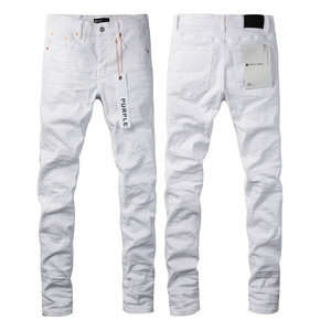 <span class=keywords><strong>Jeans</strong></span> da <span class=keywords><strong>Uomo</strong></span> AM Ricamati Stile High Street, Elasticizzati Strappati a Gamba Stretta, Denim Casual Distressed Streetwear Lavato - Product Image 2