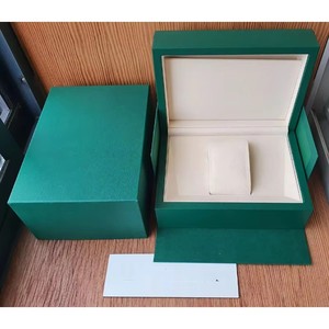 Caja de Reloj Verde Clásica con Forro Aterciopelado Suave, Caja Organizadora de Lujo para un Solo Reloj, Estuche de Almacenamiento de Relojes al por Mayor para Coleccionistas - Product Image 1